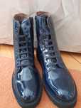 Vând ghete de piele,bleu