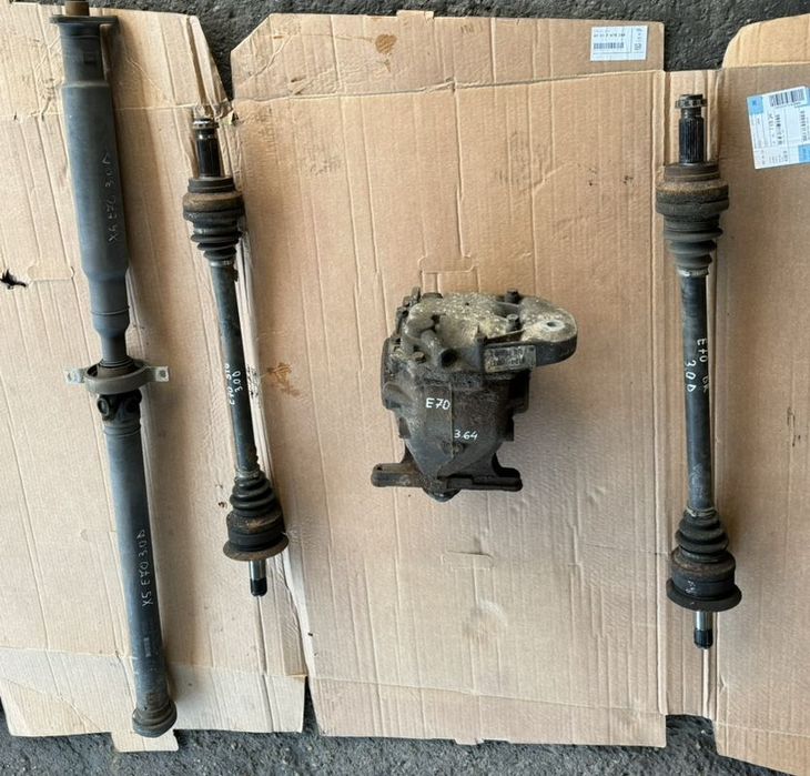 grup diferențial spate bmw x5 e70 x6 e71 raport  3.64 plantară plantare stanga sau dreapta  cadran ax cardanic cod grup P755252705