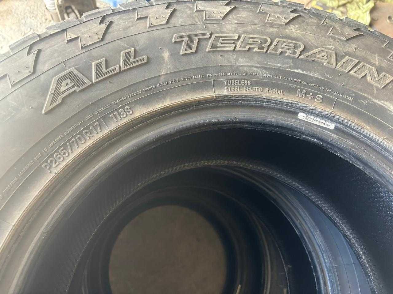 Шины Nitto 265\70\R17 (б\у)