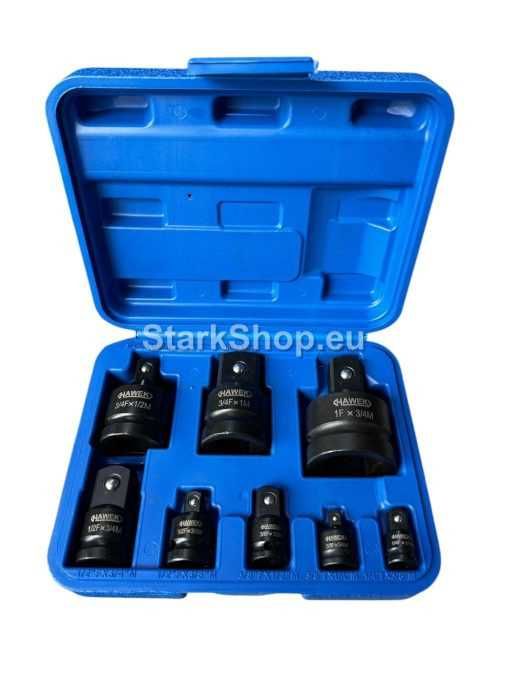 Ударни Адаптери – Преходници за Гедоре 8 части Cr-v Хром-ванадии HAWEK