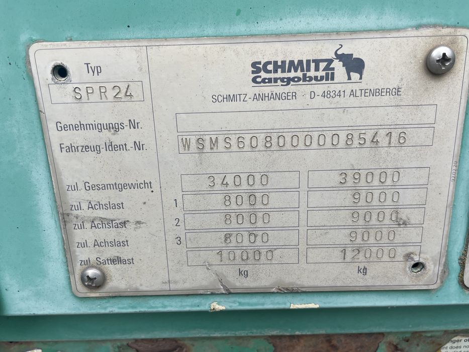 Piese semiremorci Schmitz