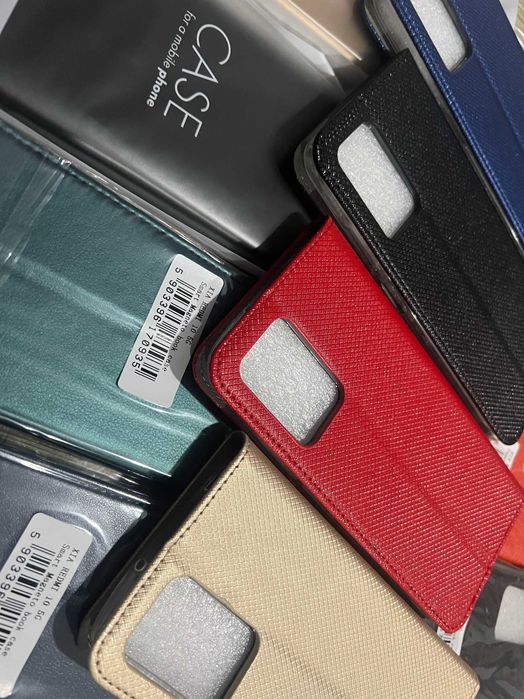 Xiaomi Redmi 10 5G тефтери със силиконово легло различни цветове
