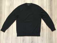 НОВ оригинален черен памучен пуловер BANANA REPUBLIC размер L ОТ САЩ