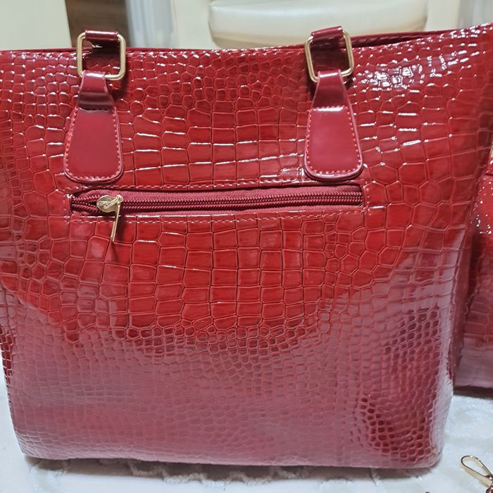 Set de 5 bucati Genti elegante din Piele Ecologica Lacuita