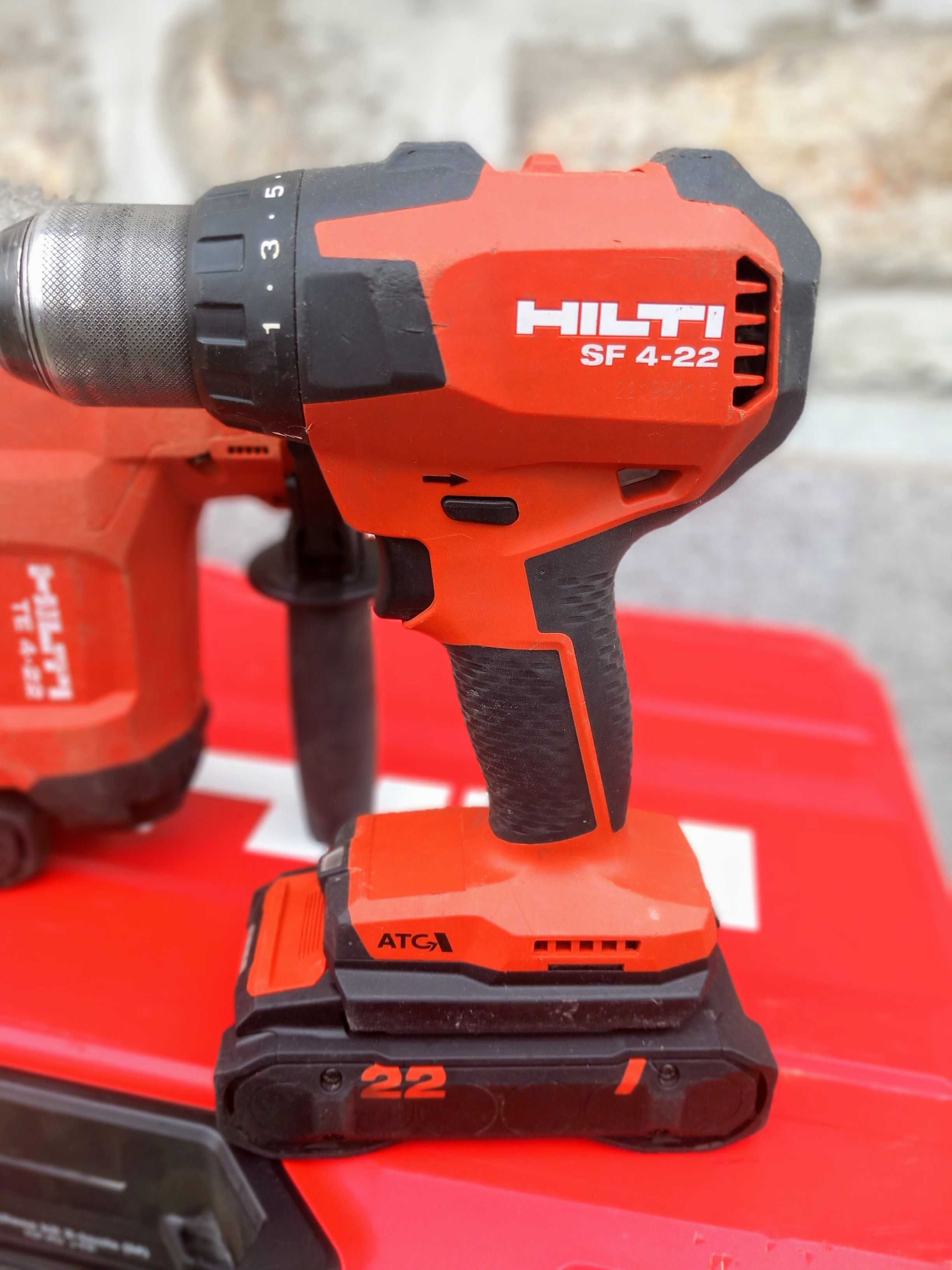 Hilti Set-2 TE6-22 и SF4 -A22  Перфоратор и Винтоверт Nuron