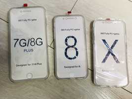 Iphone SE 7/8/PLUS - Husa 360 Full Cover Transaprenta Fata Spate