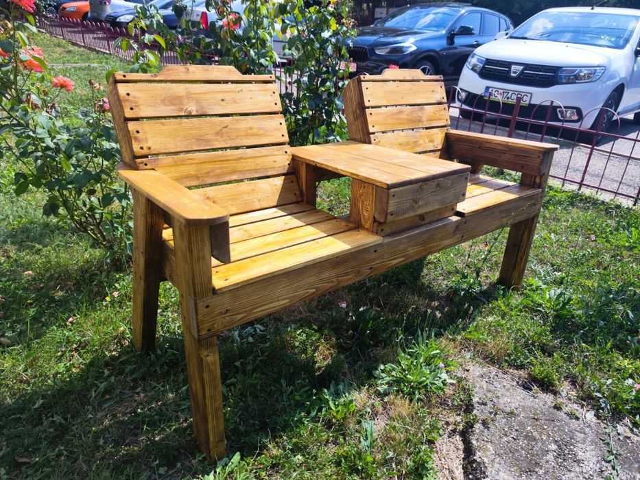 Bancă lemn masiv nouă