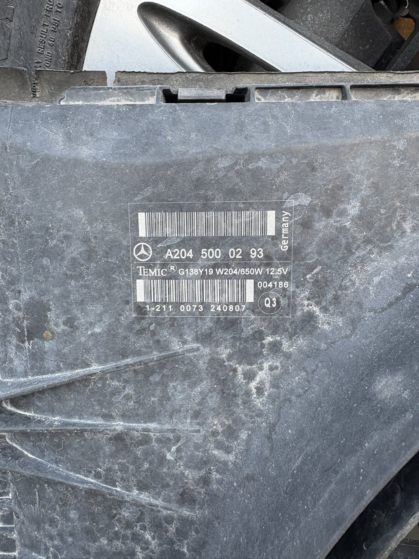 Перка Mercedes W204 C300 4matic OM 272