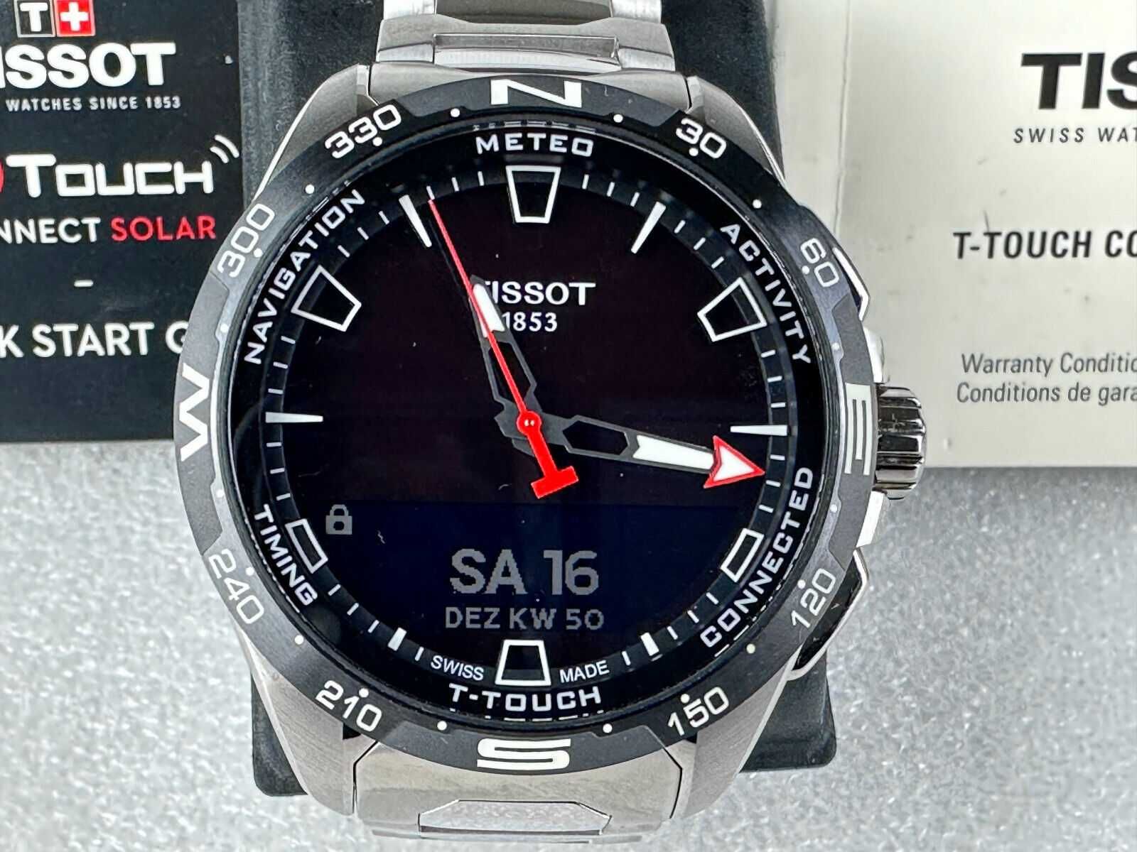 Tissot T-Touch Connect Solar Sapphire Titanium смарт часовник