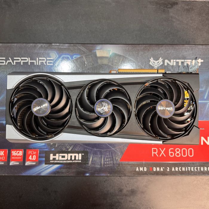 Видеокарта Sapphire RX 6800 Nitro+ 16GB