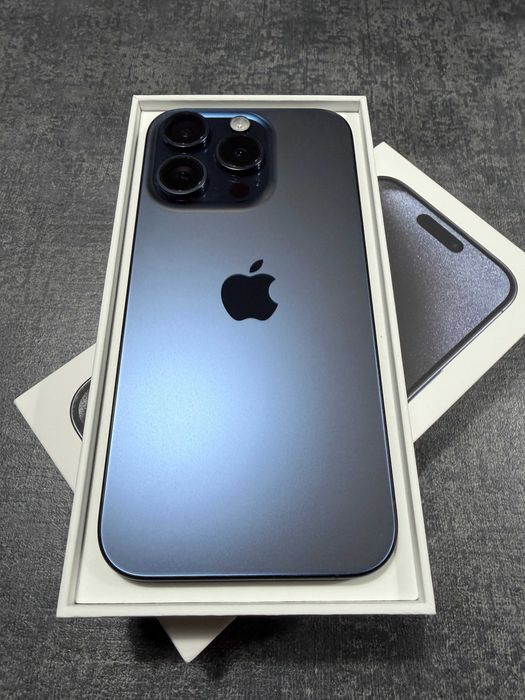 iPhone 15 PRO, Blue Titanium, 256GB