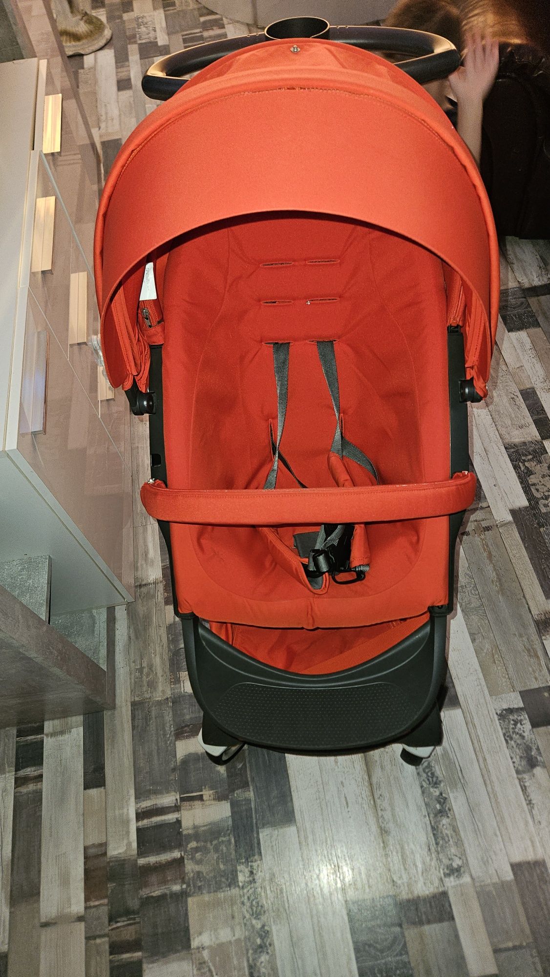 Количка Stokke червена с 2 коша