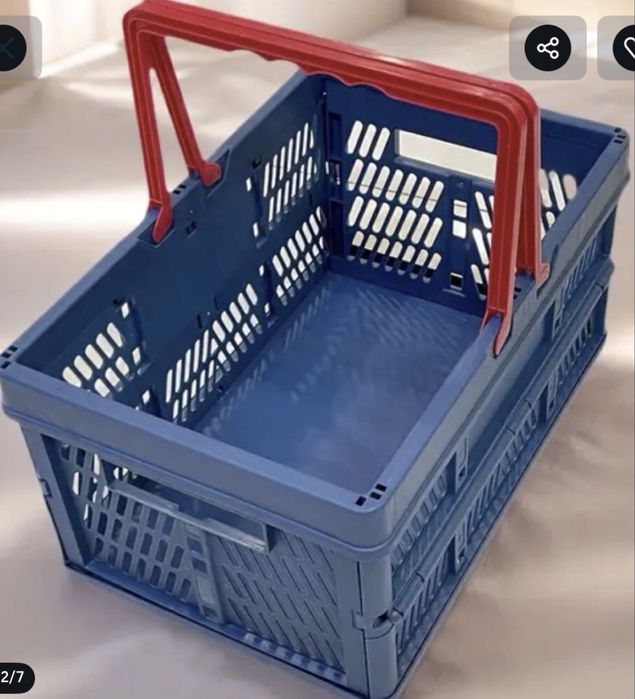 2 bucăți . Coș pliabil rezistent , super folositor ! Stoc LiMiTAT !!!