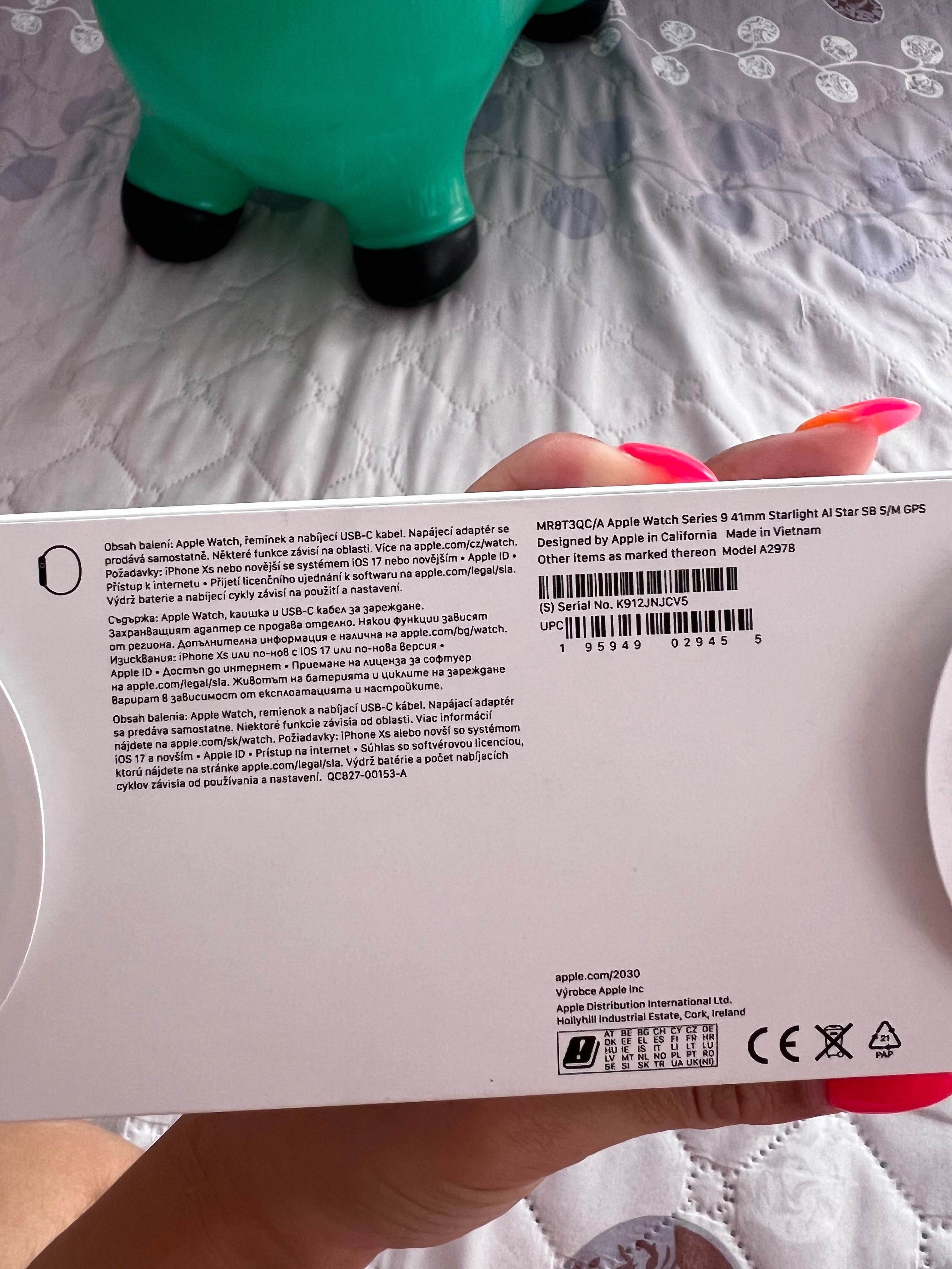 Apple watch 9 41 mm starlight