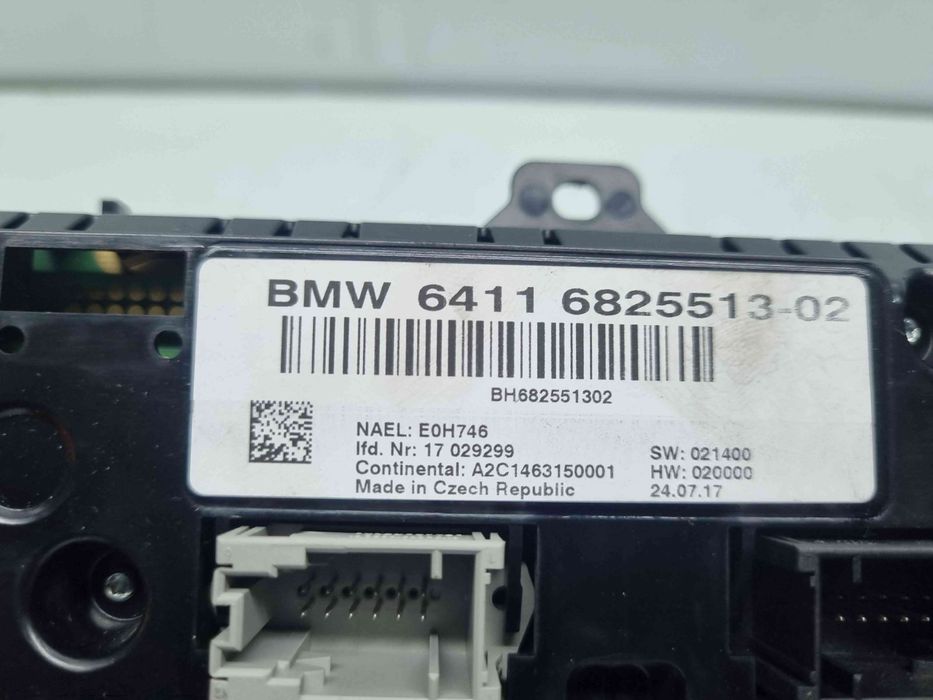 Panou comanda clima Bmw X3 (F25) [Fabr 2010-2017] 6825513-02