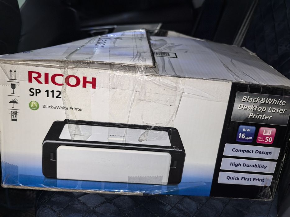 Принтер RICOH 112 чб, лазерный