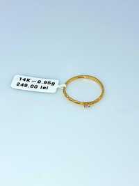 Bijuteria Royal inel din aur 14k 0.95 gr