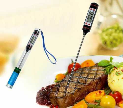 Електронен термометър -стоманена сонда за храни  напитки,течности