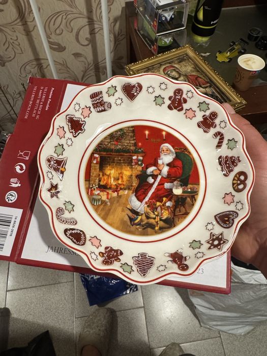 коледна колекционерска купа чиния