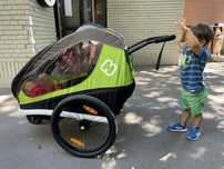 Remorca bicicleta 2 locuri HAMAX
