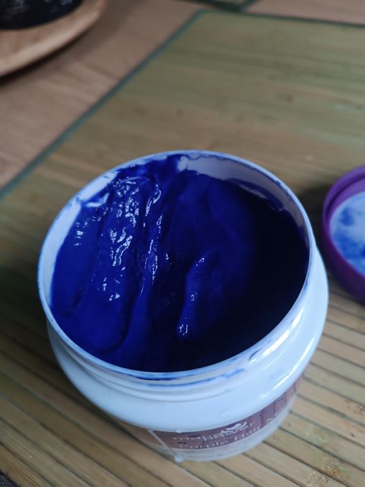 Karseell лилава маска против жълти оттенъци