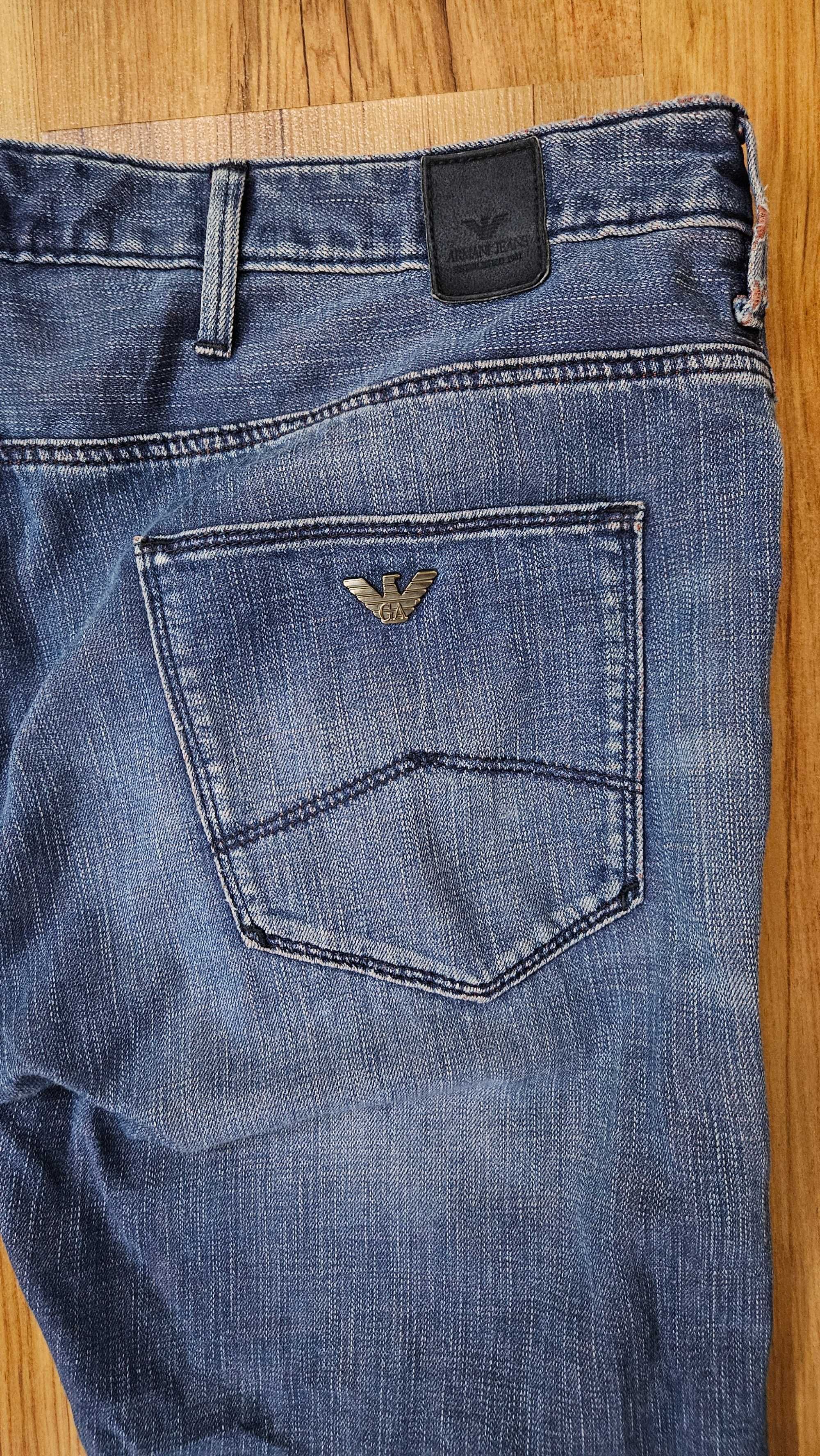 Armani Jeans мъжки дънки светлосини
