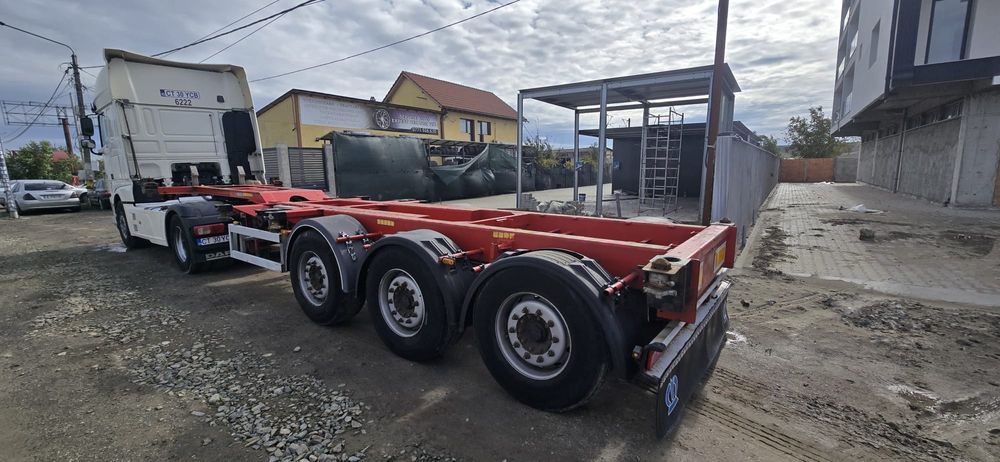 Șasiu Port Containere Randers Semiremorca transport containere