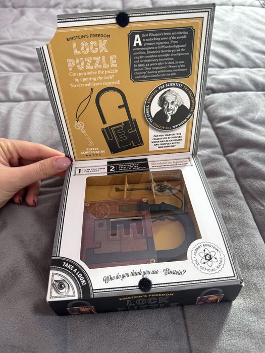 3D пъзел Professor Puzzle: Einstein's Lock