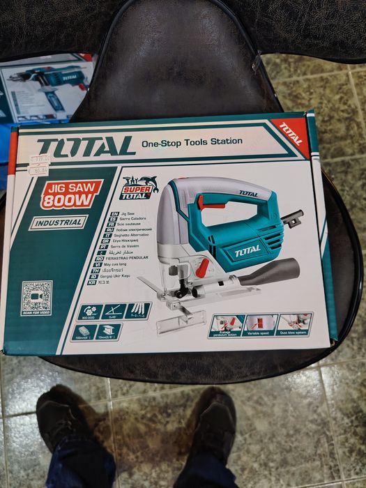 Прободен трион-зеге TOTAL Industrial, 800 W, 100 мм