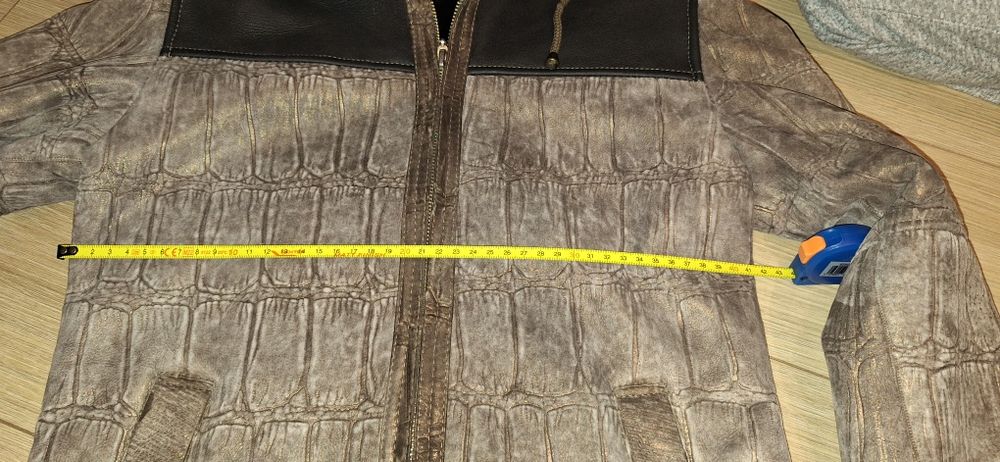 Cojoc piele si blana naturala pt 10 ani