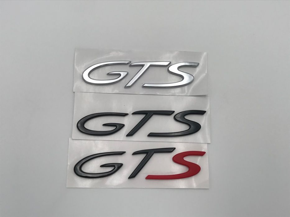 Emblema Porsche GTS negru