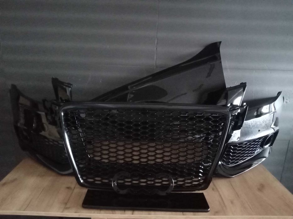 Bara Aripa Grila Fata Audi A4 B8 2007-2012 LY9B/LZ9Y Negru