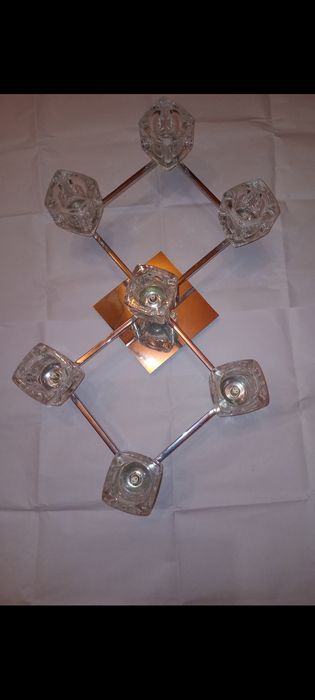 Lustra led 7 cuburi