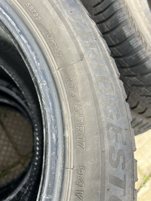 4 зимни гуми bridgestone 215 55 17