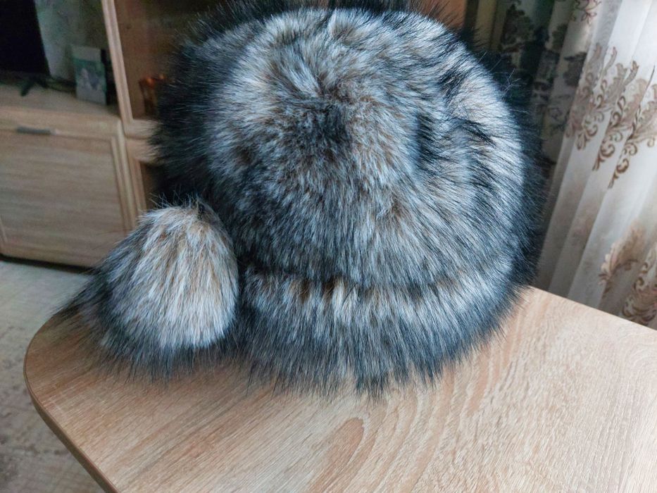 Новая женская меховая шапка эко мех