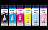 Pachet cerneala Epson 673 ORIGINALE, Set 6 culori,70gr l800 l850 l1850