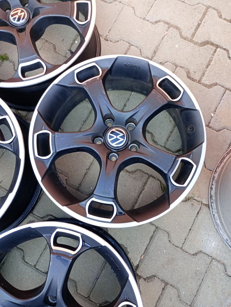4 jante bicolore 5x112 R18 w passat cc b7 b8 golf 5 6 7 Turan Sharan