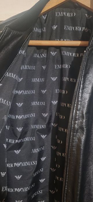 EMPORIO ARMANI-кожено яке.