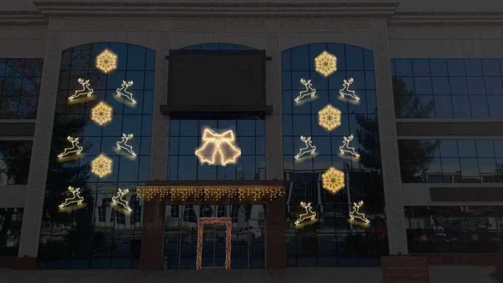 Новогоднее оформление, Ёлки/Гирлянды/Ветки/Фигурки/Дед морозы