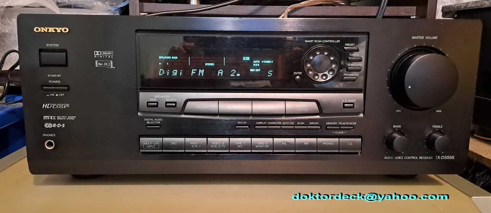 Onkyo TX-DS555 receiver cu telecomanda