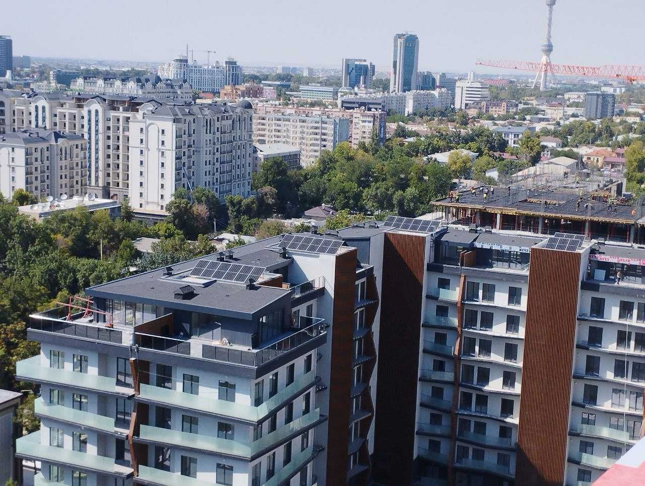 3к кв, 128кв.м с ремонтом Элитный ЖК NUR, Юнусабад р-н, новстрой. ТОРГ