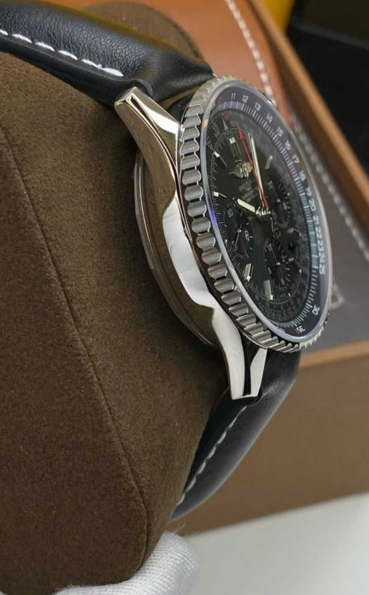 Breitling navitimer limited edition black and brown