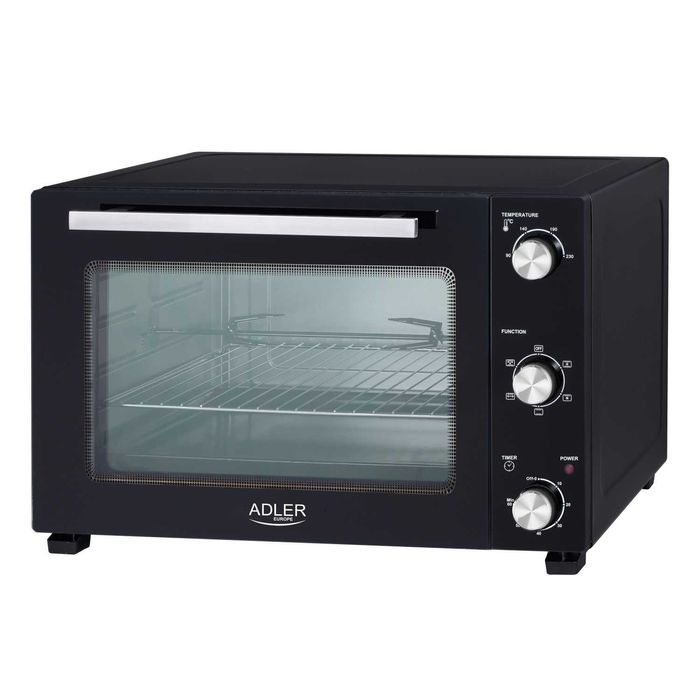Cuptor electric Adler, AD6026, 48L, 1800 W, 5 functii, negru