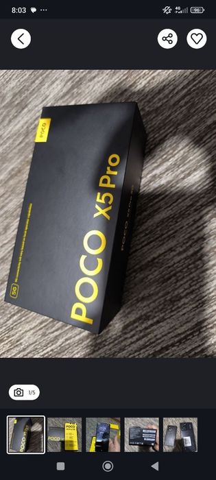 POCO X 5 PRO 5 G sotiladi