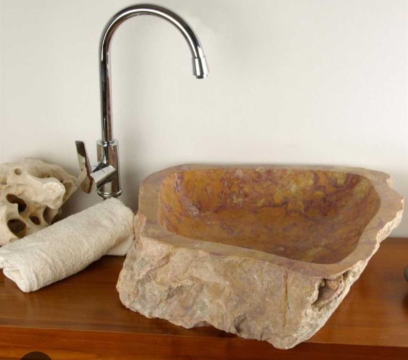 Chiuvete din piatra naturala pe diferite forme