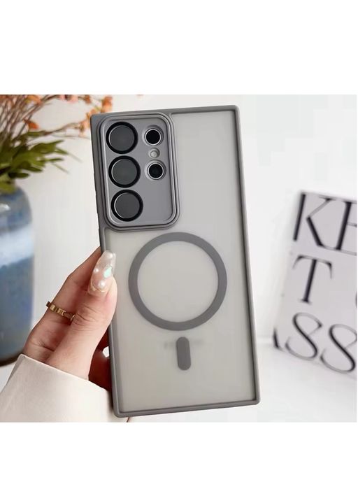 Samsung S23/S24/S25PLUS/ULTRA Husa Magsafe TPU Spate Mat Anti Amprente