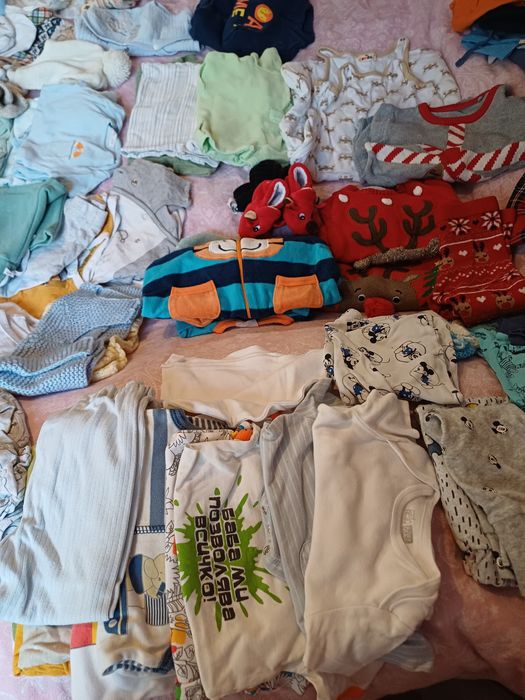 Бебешки дрешки за момче, р-р от 0 до 9 месеца