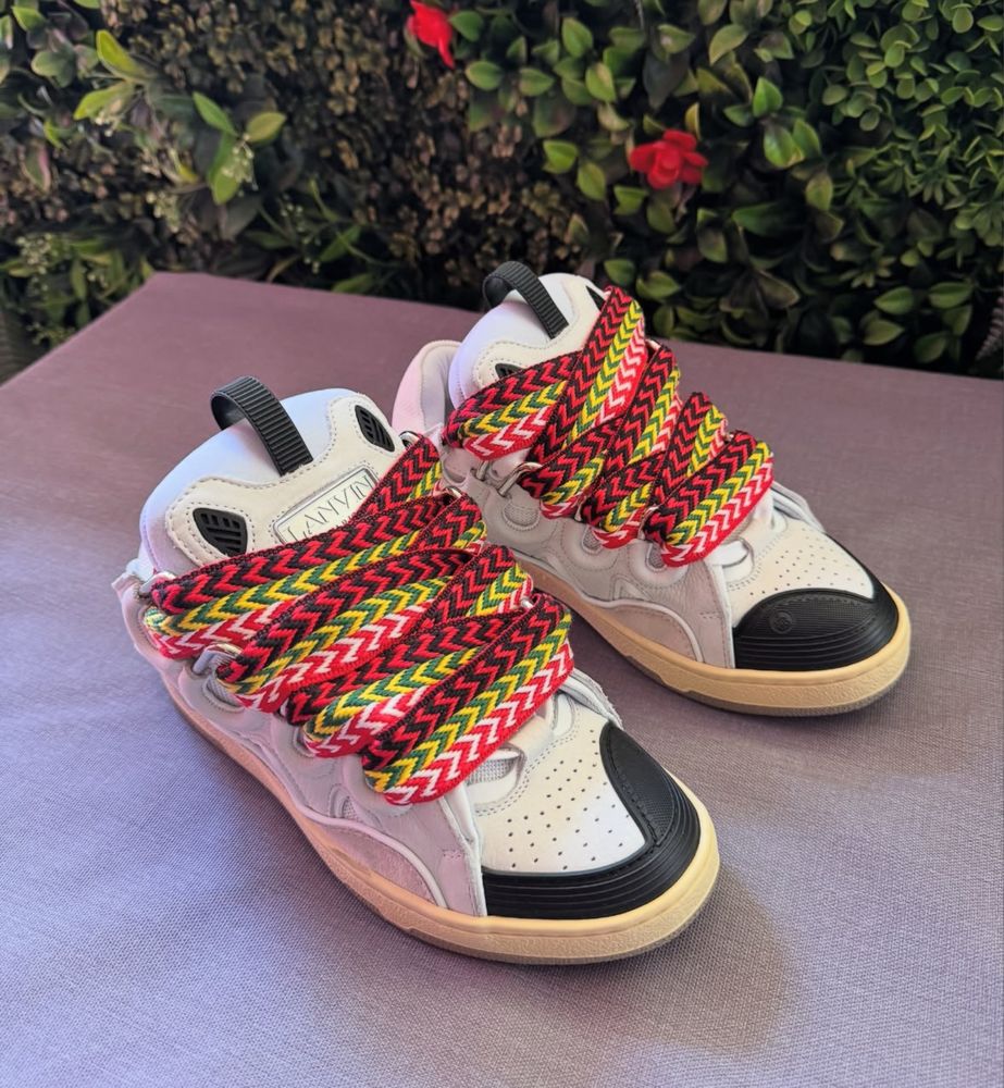 Lanvin curb sneakers