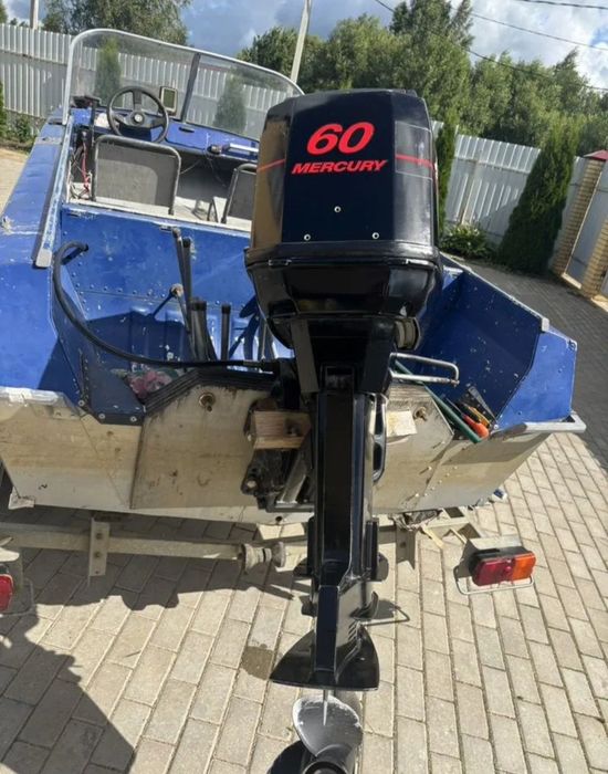 Продаётся катер Казанка 5м4 с мотором меркури 60