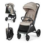 Бебешка количка Kinderkraft Loom бежова с нарушена опаковка